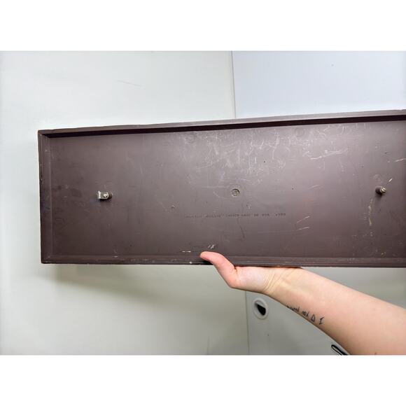 Large Midcentury Vintage Syroco wall flower Plaque | vintage wall flower - Picture 6 of 7